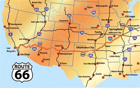 Printable Route 66 Map | Printable Maps