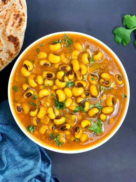 Instant Pot Black Eyed Peas Curry (Lobia Curry) - Indian Veggie Delight