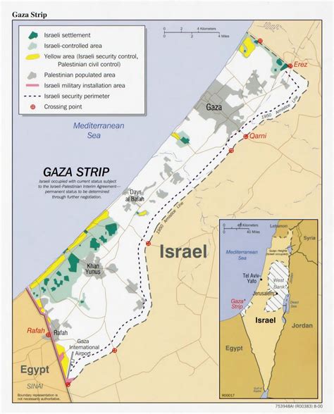 Gaza Strip Map