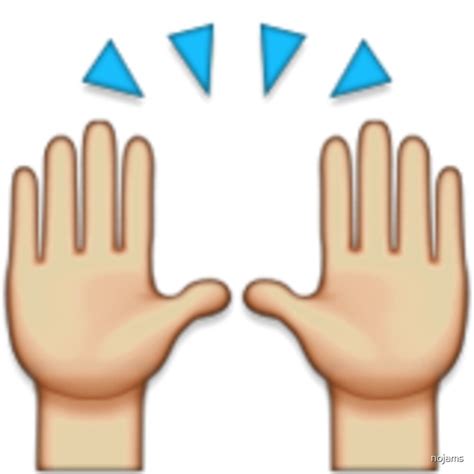 "Praise Emoji" by nojams | Redbubble