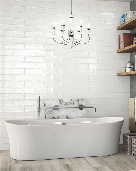 Bulevar Ripple Antique White Wall Tiles - Bathroom Tiles Direct