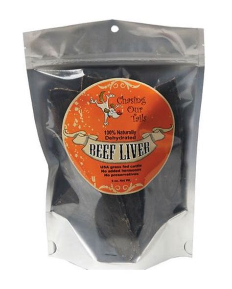 Dehydrated Beef Liver Dog Treats, 5-oz bag