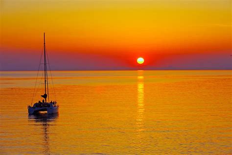 Santorini Sunset Luxury Sailing Catamaran Cruise With BBQ, Drinks ...