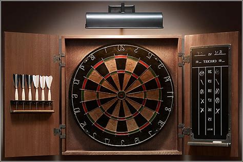 Dartboard Cabinet Set Up | Dart board, Dart board cabinet, Man cave ...