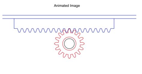 2D Drawing of Rack and Pinion (Mechanical Movement #113) | ENGI 210 ...