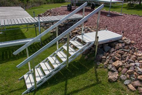 Portable aluminum stairs for beach or waterfront access — The Dock Doctors