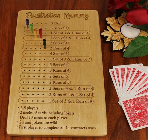 Frustration Rummy Scoring Board in 2021 | Rummy game, Rummy, Board games