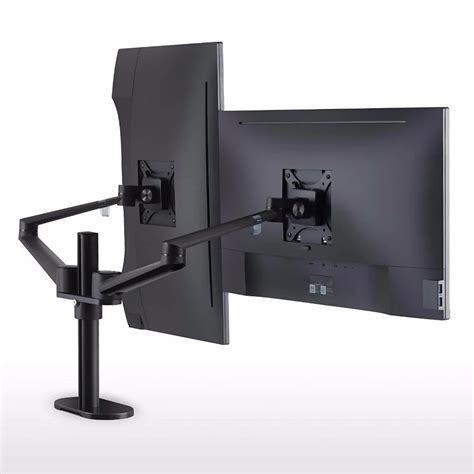 Dual Monitor Desk Mount Stand,Full Motion Monitor TV Mounting for 17 ...