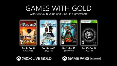 New Games with Gold for December 2021 - Xbox Wire