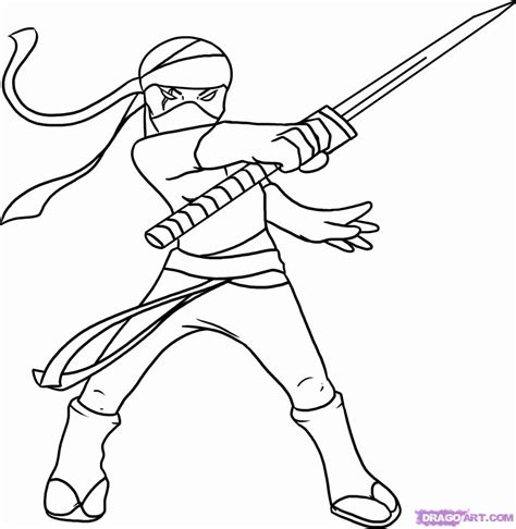 Ninja Coloring Pages Free Printable - Coloring Home