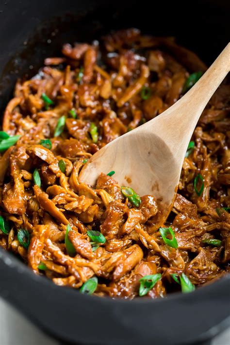 Slow Cooker Honey Garlic Chicken | Easy, Healthy Crockpot Recipe