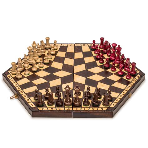 Husaria Three Person Wooden Chess - Walyou