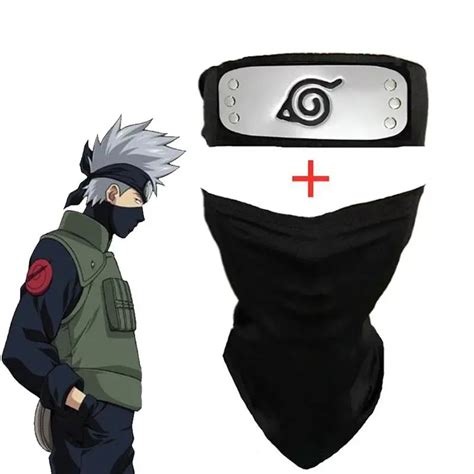 Buy Naruto - Hatake Kakashi Face Mask with Headband - Face Masks