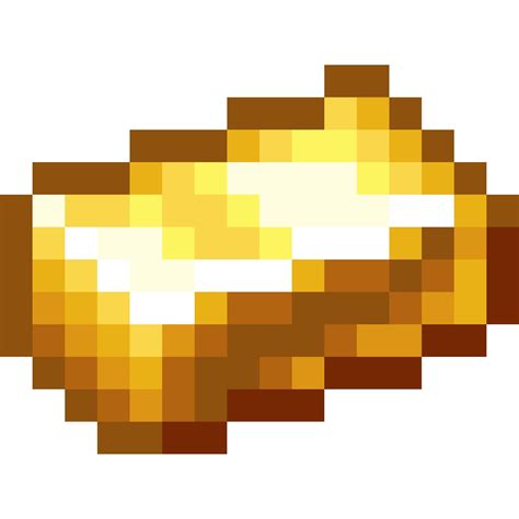 Gold Ingot Pixel Art