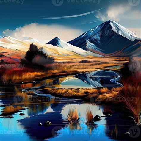 Landscape Art - Ai Generated 22416408 Stock Photo at Vecteezy