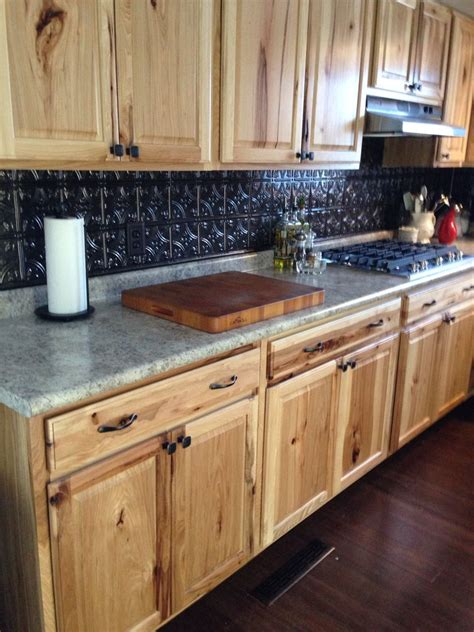 Hickory cabinets with Fasade backsplash. | Kitchen remodel, Kitchen ...