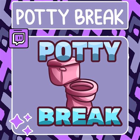 Potty Break Emote Twitch Emote Youtube Emote Discord - Etsy