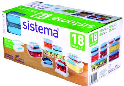 Amazon: Sistema Food Storage Containers 18-Count Only $16.99 (Reg $20 ...