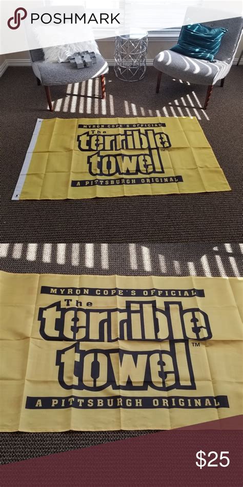 Pittsburgh Steelers Terrible Towel Banner Flag F10 | Steelers terrible ...