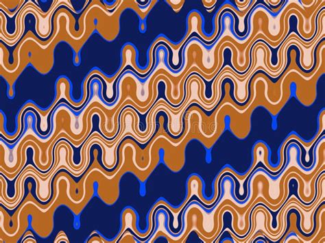 Abstract and Contemporary Digital Art Pattern Design Stock Illustration ...