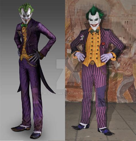 Joker Arkham Asylum Cosplay Comparation by AlexWorks on DeviantArt