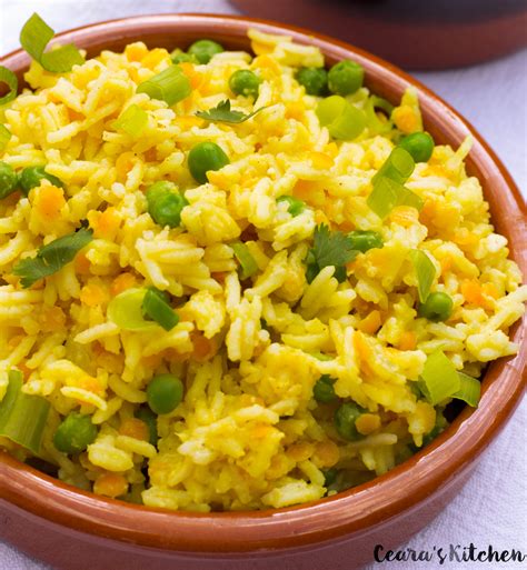 Indian Saffron Yellow Rice Pilaf