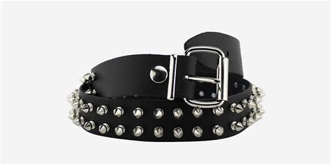 Black Spikes Leather Belt | ubicaciondepersonas.cdmx.gob.mx