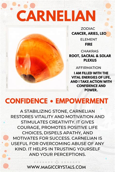 Carnelian Meaning: Healing Properties and Everyday Use,Magic Crystals