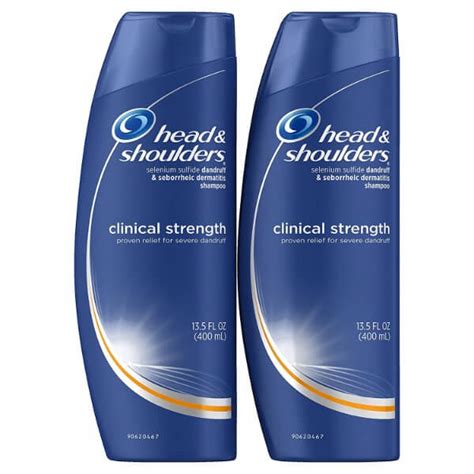 Head and Shoulders Anti-Dandruff Clinical Strength Shampoo; Reduces ...