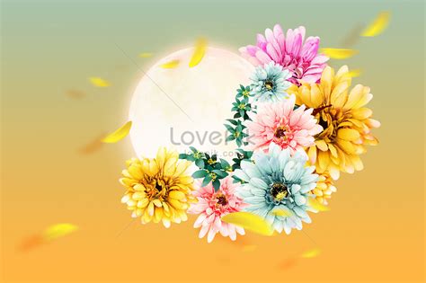 Flower Moon Background Download Free | Banner Background Image on ...