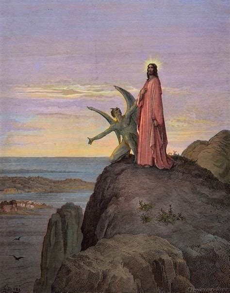 Jesus in the desert, subjected to the temptation of the devil - The ...