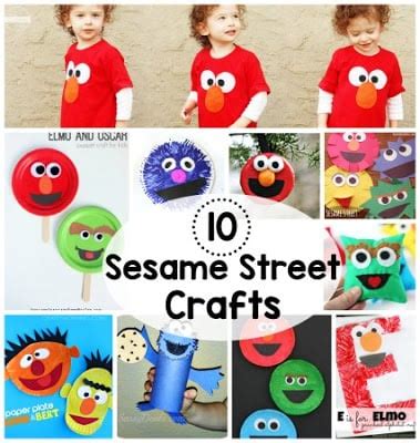 Sesame Street Crafts and Activities for Sesame Street Day on November 10th