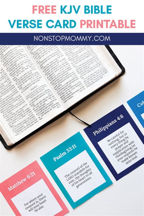 Encouraging KJV Bible Verses for Labor + FREE Printable - Nonstop Mommy