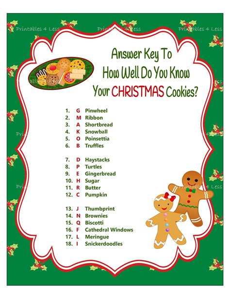 Holiday Office Party Games Free Printable Pdf - Printable Online