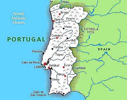 Map Of Portugal Showing Fatima – The World Map