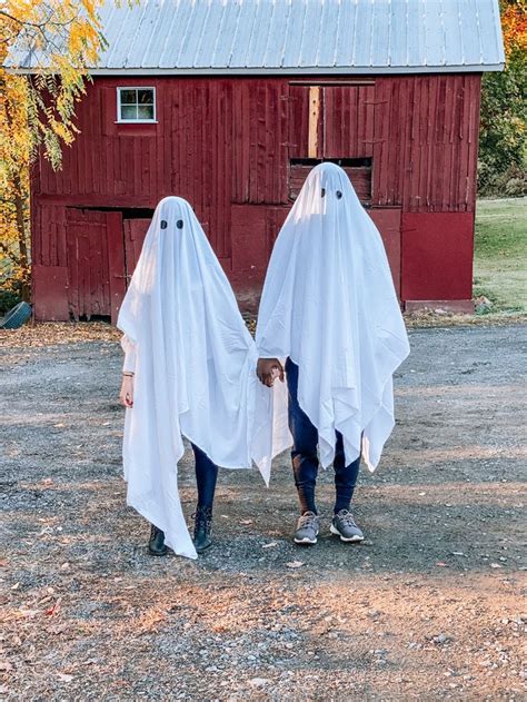 Kathleen's Fashion Fix: BOO! // Couples Homemade Ghost Costumes | Ghost ...