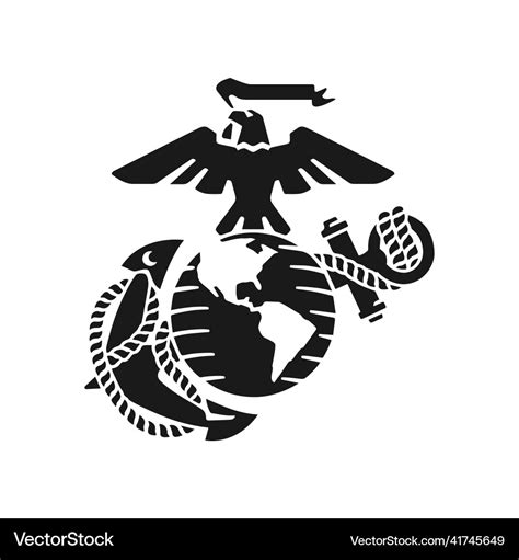 Logo of the united states marine corps Royalty Free Vector