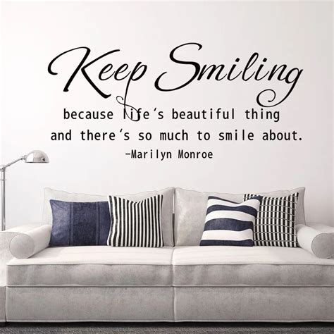 Marilyn Monroe Quotes There's So Much To Smile Keep Smiling ...