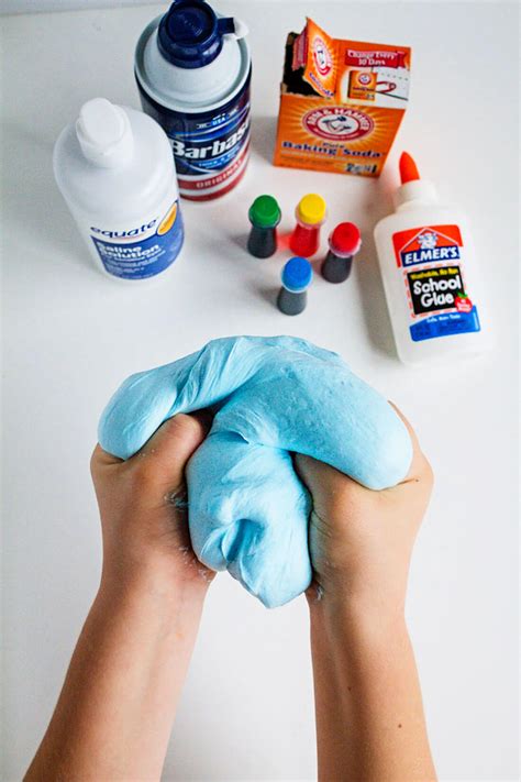 Fluffy Slime Recipe - Thirty Handmade Days - Shaving Cream Slime