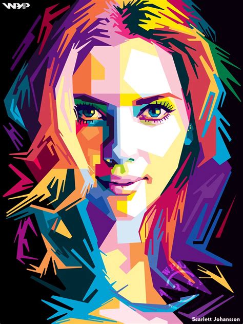 Scarlett Johansson in wpap by NealWDart on DeviantArt | Pop art ...