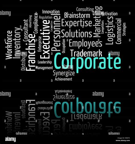 Corporate Word Meaning Text Professional And Company Stock Photo - Alamy