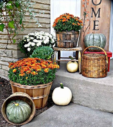 01 diy fall front porch decorating ideas | Fall decorations porch, Fall ...