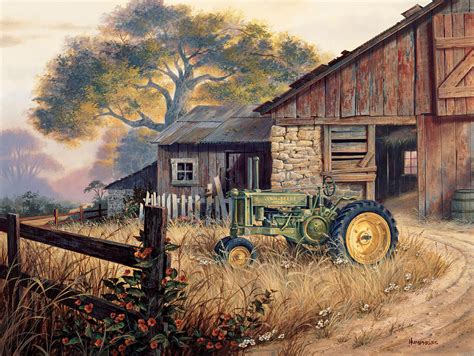 Deere Country Painting by Michael Humphries