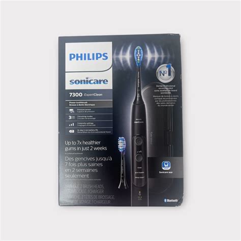 Philips Sonicare ExpertClean 7300 Electric Toothbrush – Black | Stone ...