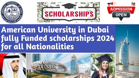 American University in Dubai Scholarships 2024 I Fully funded ...