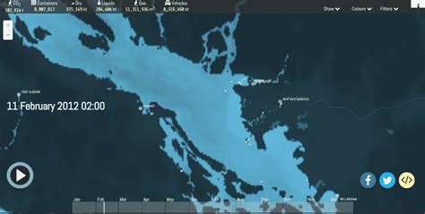 This map lets you visualize container shipping traffic around the world ...