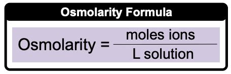 Osmolarity - Chemistry Video | Clutch Prep