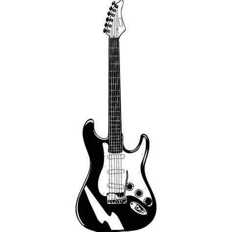 Electric Guitar Silhouette - ClipArt Best