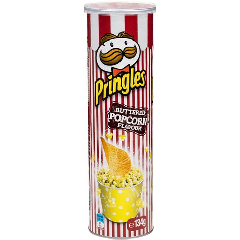 Pringles Butter Popcorn Chips 134g | Woolworths