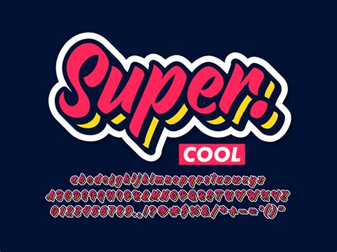 Sticker Text Effect With Cool Style 555485 Vector Art at Vecteezy